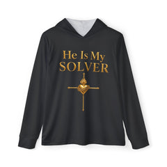 He Is My Solver Hoodie — Christian Faith Athletic Warmup