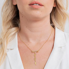 Personalized Baby Feet Necklace