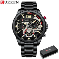 CURREN Men's Sport Quartz Chronograph Wristwatch