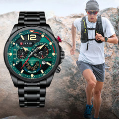 CURREN Men's Sport Quartz Chronograph Wristwatch