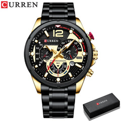 CURREN Men's Sport Quartz Chronograph Wristwatch