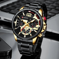 CURREN Men's Sport Quartz Chronograph Wristwatch