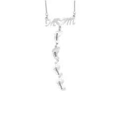 Personalized Baby Feet Necklace