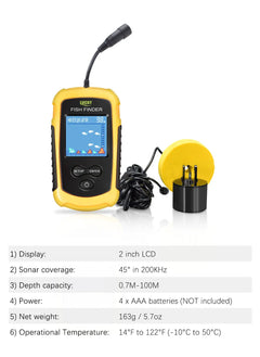 Portable Sonar Fish Finder
