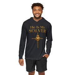 He Is My Solver Hoodie — Christian Faith Athletic Warmup