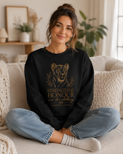 TempleBuilt Lioness Strength & Honour Crewneck Sweatshirt