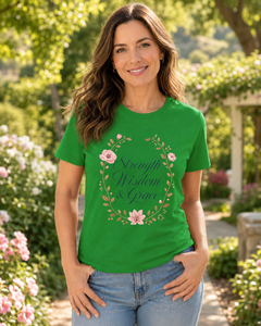 Strength, Wisdom & Grace Floral Women's Tee